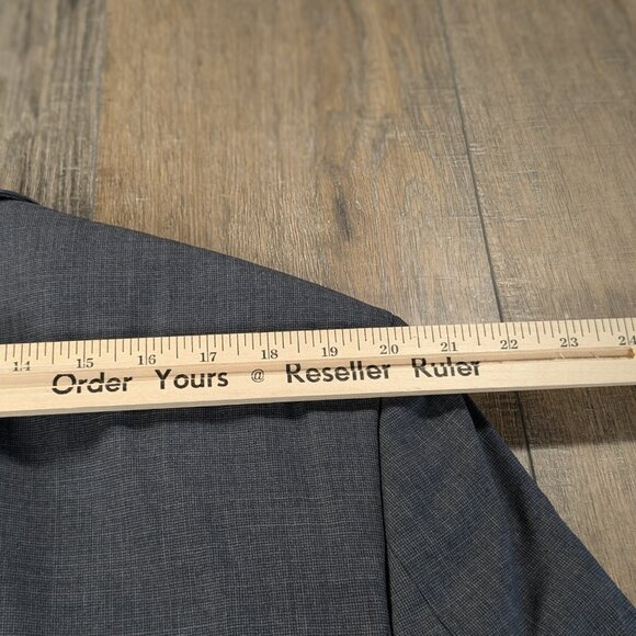 Collection Michael Strahan Blazer Jacket Sport Coat Mens 48 Gray Career Office - Picture 8 of 13